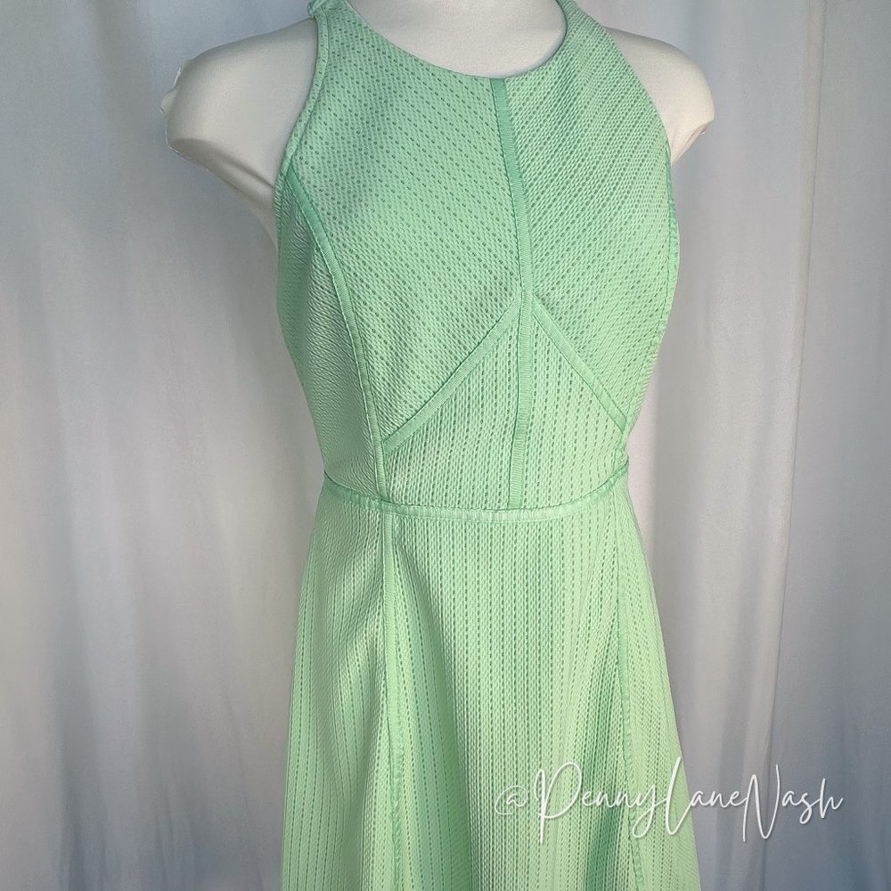 Miami Sleeveless Fit & Flare Dress Mint Green - Picture 3 of 9